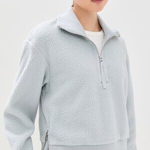 Varley Roselle Half Zip Fleece, Pearlblue (Size Small)